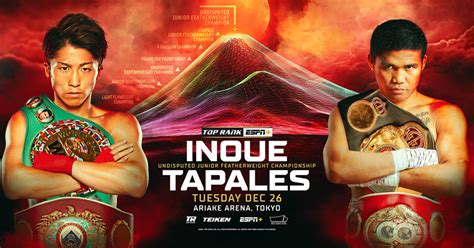 Inoue vs Tapales (Dec 26, 2023): How to Watch, Start Time, .